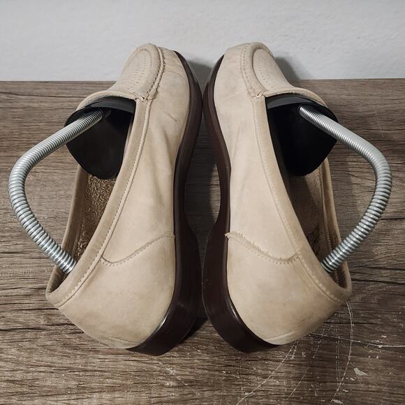SAS Savvy Women's Tri Pad Soft Leather Loafer Slip-On Shoes Size 9.5 Beige - Picture 5 of 9